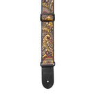 Stagg Woven Guitar Strap Paisley Pattern 1 Orange 2