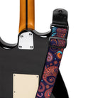 Stagg Woven Guitar Strap Paisley Pattern 2 Orange 3