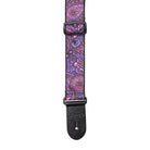 Stagg Woven Guitar Strap Paisley Pattern 1 Pink 2