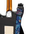 Stagg Woven Guitar Strap Paisley Pattern 2 Blue 3