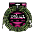 EB 10' BRAIDED STRT/ANGLE CABLE - BLK/GRN